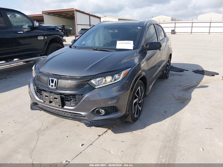 2020 Honda Hr-v VIN 3CZRU5H12LM708025 IAAI salvage auction — RIGHT REAR, Wait Title, sold $7,250 on 2026-10-13 (photo 2)