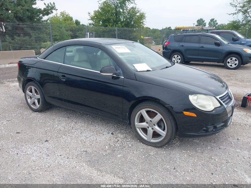 2007 Volkswagen Eos VIN WVWDA71F67V001287 IAAI salvage auction — NORMAL WEAR, Clear (Illinois), sold $300 on 2026-08-11 (photo 1)