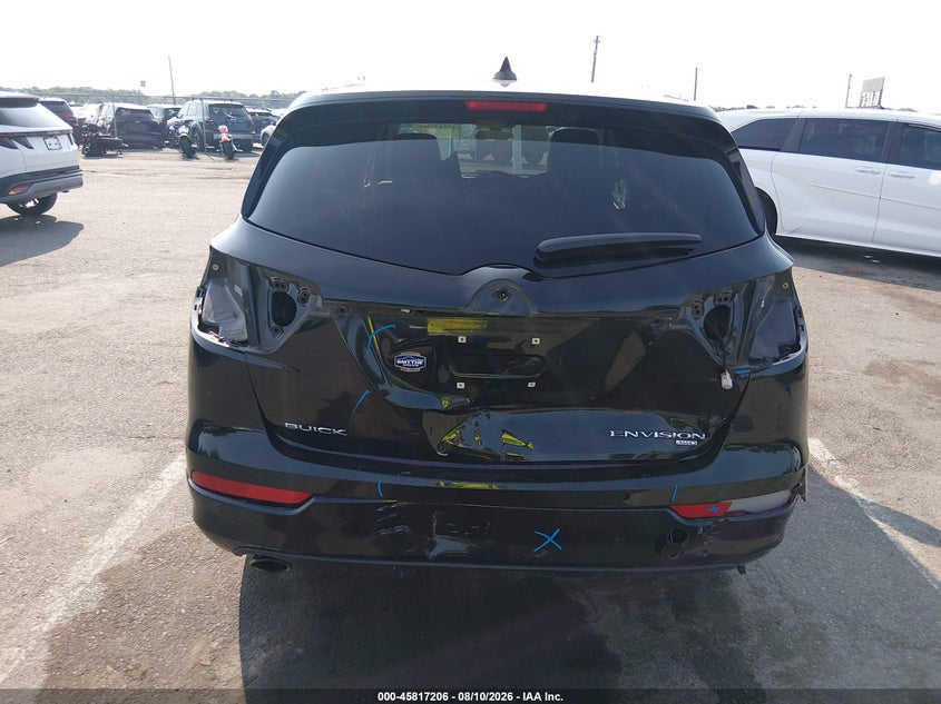 2017 Buick Envision VIN LRBFXDSA7HD218569 IAAI salvage auction — FRONT & REAR, Salvage (New Jersey), sold $1,400 on 2026-09-15 (photo 6)