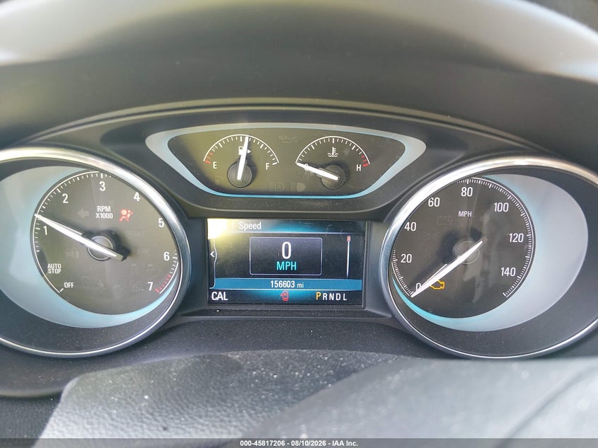 2017 Buick Envision VIN LRBFXDSA7HD218569 IAAI salvage auction — FRONT & REAR, Salvage (New Jersey), sold $1,400 on 2026-09-15 (photo 7)