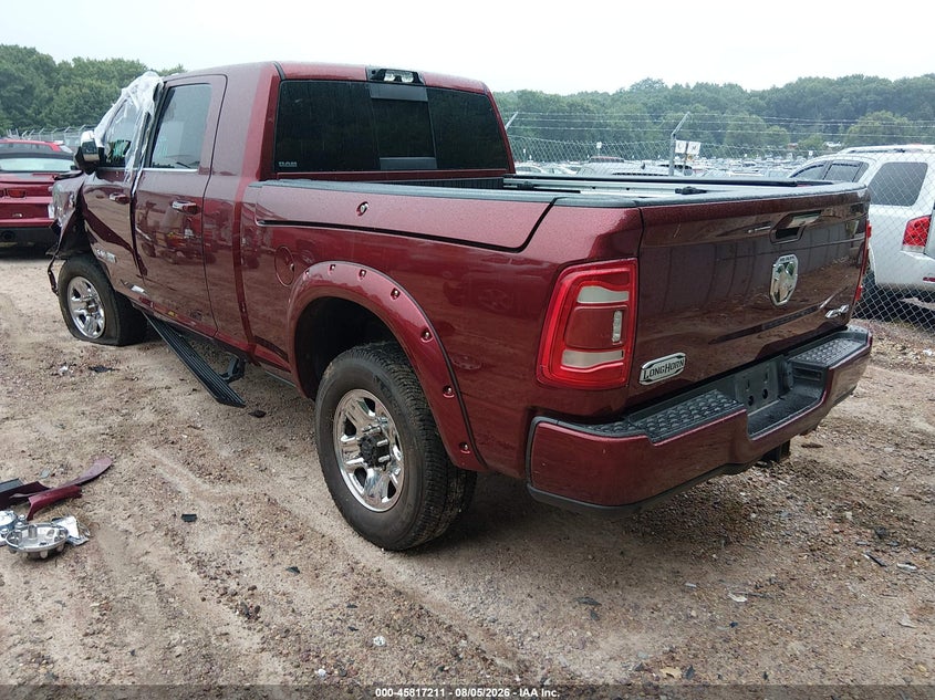 2021 Ram 2500 VIN 3C6UR5PL0MG553177 IAAI salvage auction — LEFT FRONT, Wait Title, sold $13,100 on 2026-08-29 (photo 3)
