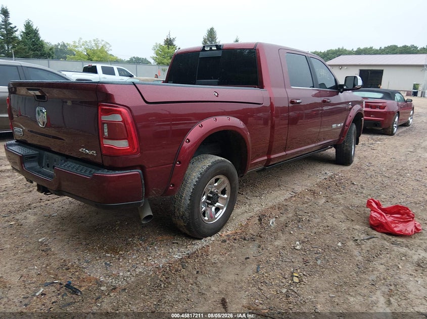 2021 Ram 2500 VIN 3C6UR5PL0MG553177 IAAI salvage auction — LEFT FRONT, Wait Title, sold $13,100 on 2026-08-29 (photo 4)