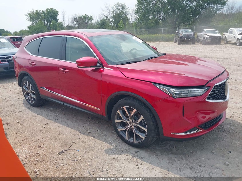 2024 Acura Mdx VIN 5J8YE1H40RL007206 IAAI salvage auction — REAR END, Wait Title, sold $15,700 on 2026-09-10 (photo 1)