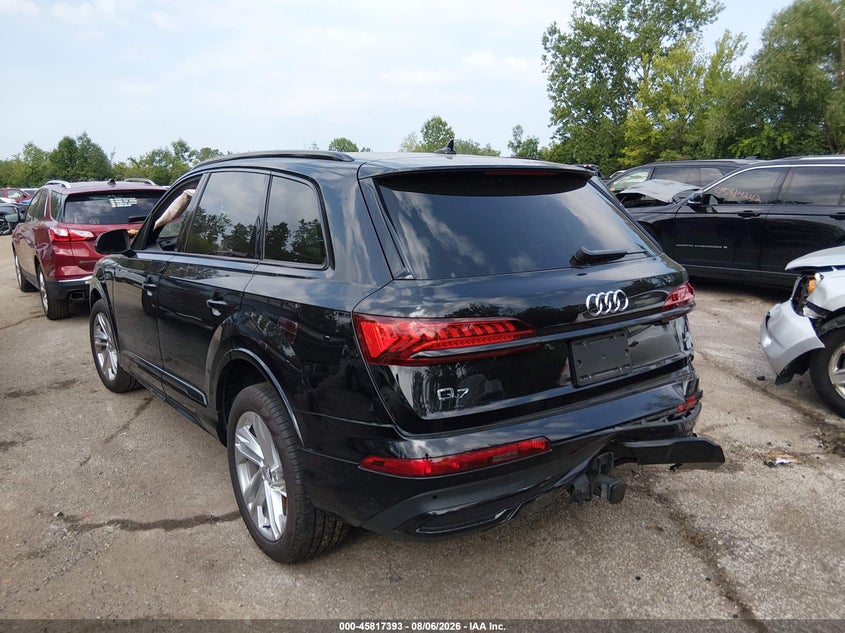 2021 Audi Q7 VIN WA1AXAF72MD000407 IAAI salvage auction — RIGHT FRONT, Salvage (Ohio), sold $9,975 on 2026-09-05 (photo 3)