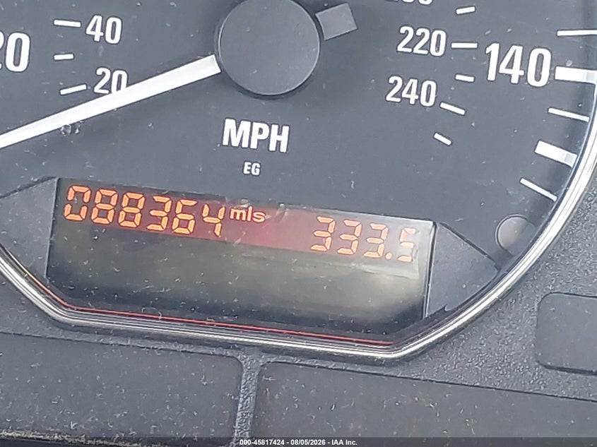 2001 BMW Z3 VIN WBACN33441LM00140 IAAI salvage auction — NORMAL WEAR, Clear (Virginia), sold $1,300 on 2026-09-01 (photo 7)