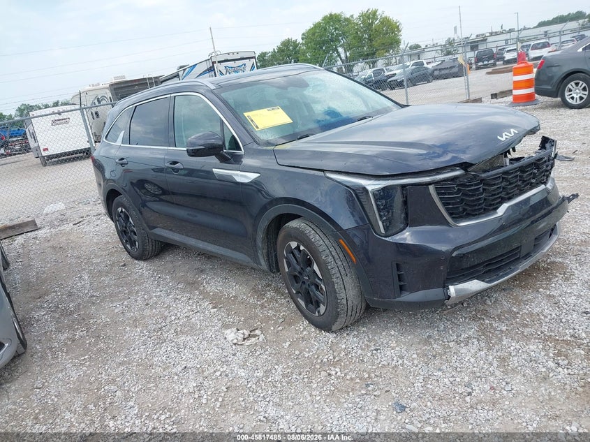 2025 Kia Sorento VIN 5XYRL4JC1SG349910 — IAAI salvage auction photo