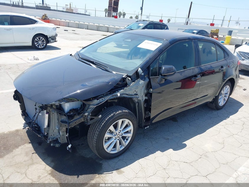2026 Toyota Corolla VIN JTDBCMFE2T3156618 IAAI salvage auction — FRONT END, Salvage (California), sold $10,000 on 2026-08-24 (photo 2)