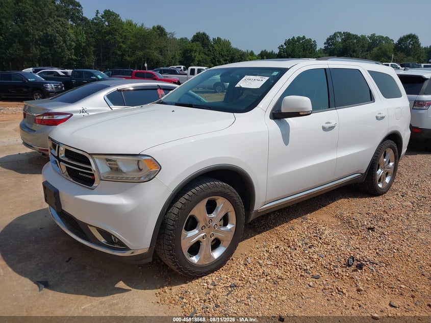 2014 Dodge Durango VIN 1C4RDHDG4EC351615 IAAI salvage auction — NORMAL WEAR, Clear-Dealer Only (North Carolina), sold $3,000 on 2026-09-13 (photo 2)