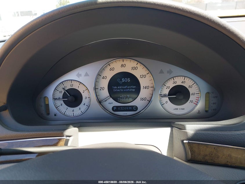 2006 Mercedes-benz E-class VIN WDBUF56J26A801804 IAAI salvage auction — SIDE, Salvage (California), sold $1,550 on 2026-08-21 (photo 7)