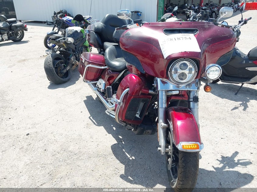 2016 Harley-davidson Electra glide VIN 1HD1KEL16GB638623 IAAI salvage auction — Unknown, Wait Title, sold $25 on 2026-10-14 (photo 1)