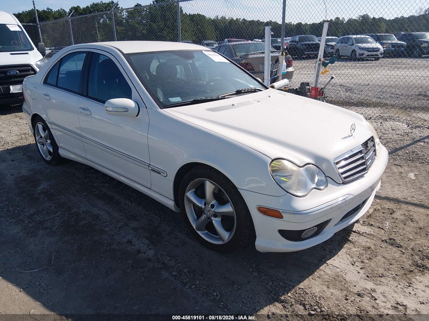 2006 Mercedes-benz C class VIN WDBRF52H36A866282 IAAI salvage auction — NORMAL WEAR, Clear (Georgia), sold $175 on 2026-08-21 (photo 1)
