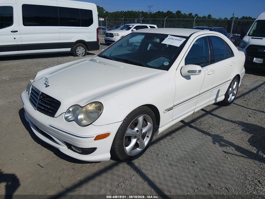 2006 Mercedes-benz C class VIN WDBRF52H36A866282 IAAI salvage auction — NORMAL WEAR, Clear (Georgia), sold $175 on 2026-08-21 (photo 2)