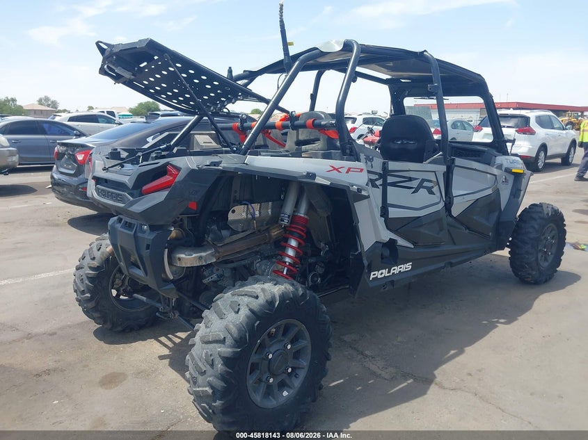 2021 Polaris Rzr VIN 3NSN4E928MF581068 IAAI salvage auction — ROLLOVER, Salvage Title, sold $100 on 2026-10-16 (photo 4)