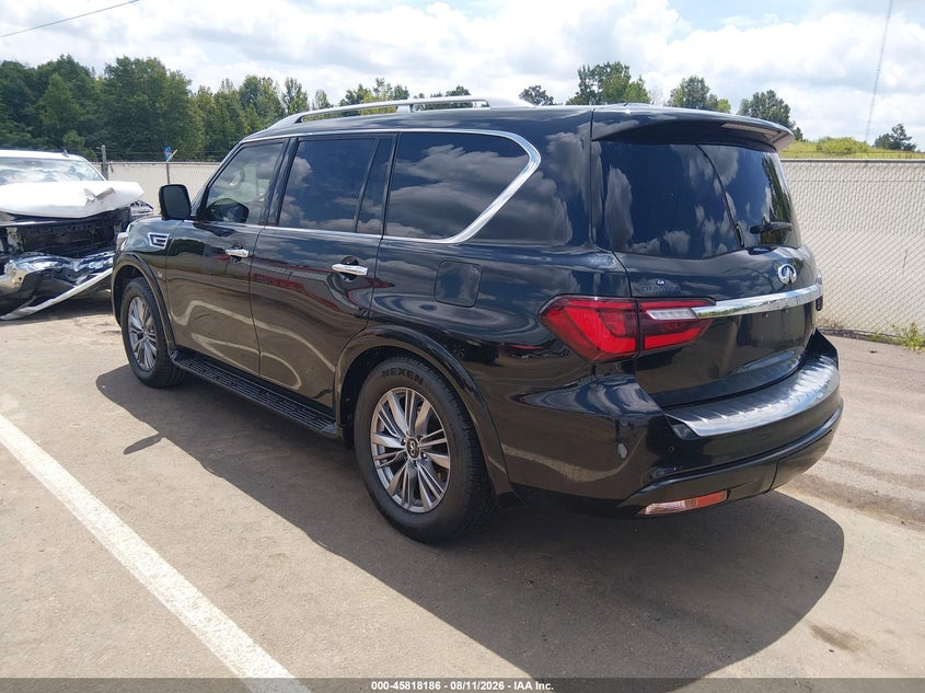2019 Infiniti Qx80 VIN JN8AZ2NF5K9688065 IAAI salvage auction — SIDE, Salvage (Mississippi), sold $3,300 on 2026-08-30 (photo 3)