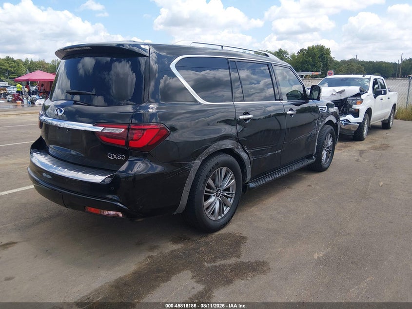 2019 Infiniti Qx80 VIN JN8AZ2NF5K9688065 IAAI salvage auction — SIDE, Salvage (Mississippi), sold $3,300 on 2026-08-30 (photo 4)