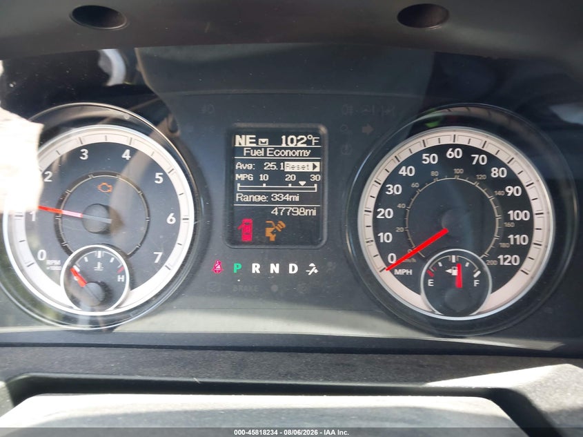 2017 Ram 1500 VIN 1C6RR7FG8HS605708 IAAI salvage auction — NORMAL WEAR, SF97 (Virginia), sold $12,825 on 2026-08-19 (photo 7)