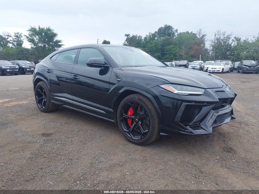 2020 Lamborghini Urus VIN ZPBUA1ZL6LLA06642 IAAI salvage auction — LEFT REAR, Clear (New York), sold $109,750 on 2026-08-10 (photo 1)