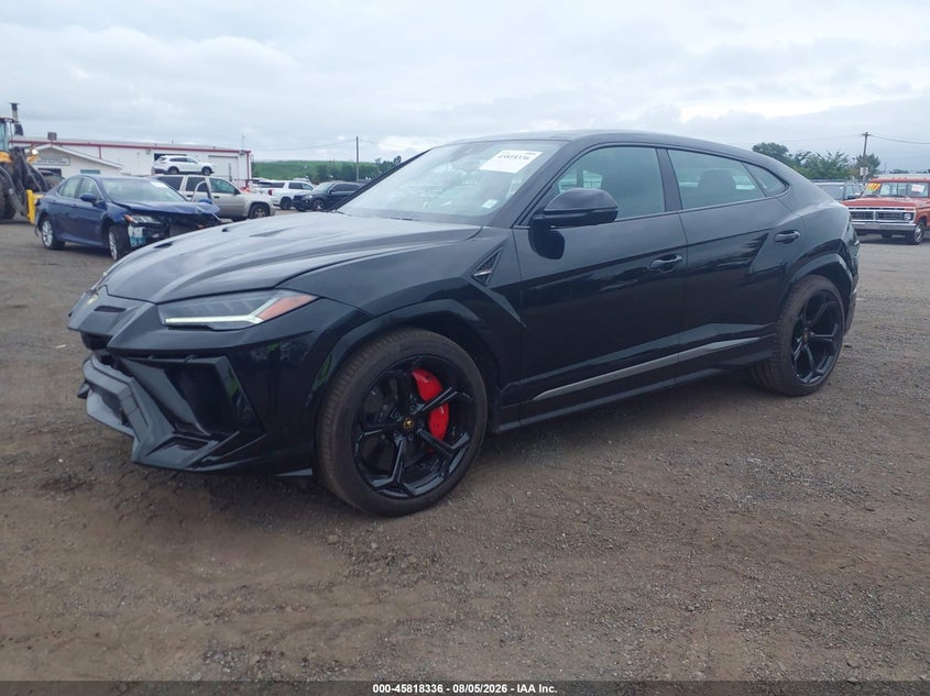 2020 Lamborghini Urus VIN ZPBUA1ZL6LLA06642 IAAI salvage auction — LEFT REAR, Clear (New York), sold $109,750 on 2026-08-10 (photo 2)