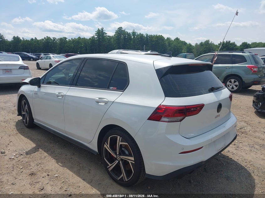 2025 Volkswagen Golf gti VIN WVW3A7CD7SW217949 IAAI salvage auction — FRONT END, Salvage (Massachusetts), sold $7,400 on 2026-08-28 (photo 3)