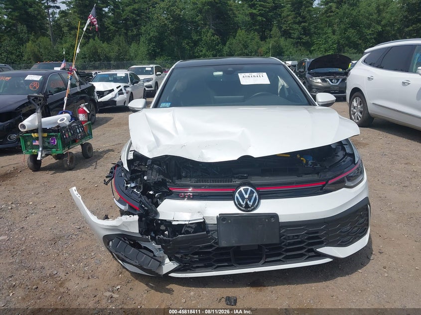 2025 Volkswagen Golf gti VIN WVW3A7CD7SW217949 IAAI salvage auction — FRONT END, Salvage (Massachusetts), sold $7,400 on 2026-08-28 (photo 6)