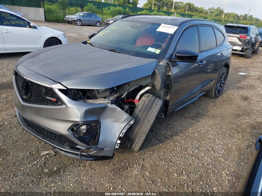 2024 Acura Mdx VIN 5J8YD8H8XRL800205 IAAI salvage auction — FRONT END, Wait Title, sold $20,700 on 2026-08-25 (photo 2)