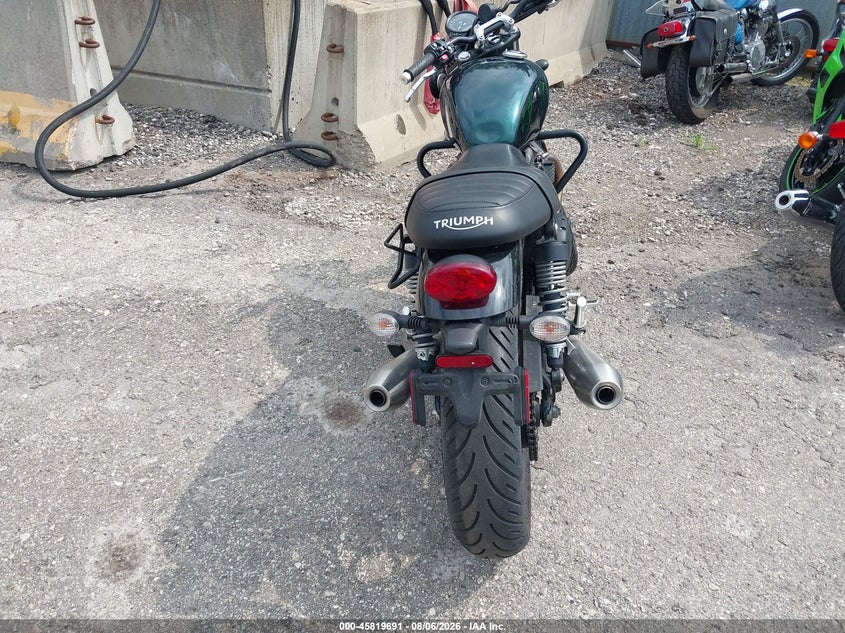 2024 Triumph motorcycle Speed twin VIN SMTD31G75RTBN5712 IAAI salvage auction — LEFT FRONT, Wait Title, sold $2,100 on 2026-09-22 (photo 6)