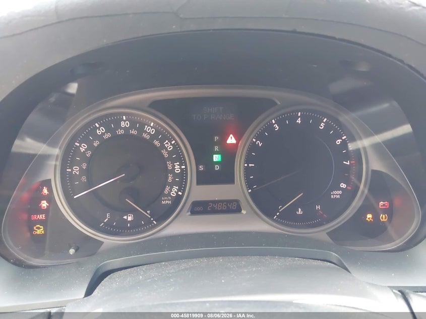 2006 Lexus Is 250 VIN JTHBK262162016839 IAAI salvage auction — NORMAL WEAR, Clear (Texas), sold $700 on 2026-09-03 (photo 7)