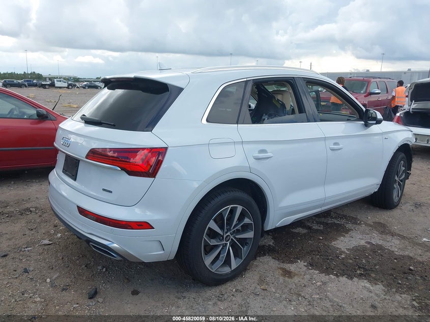 2023 Audi Q5 VIN WA1EAAFYXP2113047 IAAI salvage auction — FRONT END, Original (Texas), sold $17,100 on 2026-10-04 (photo 4)
