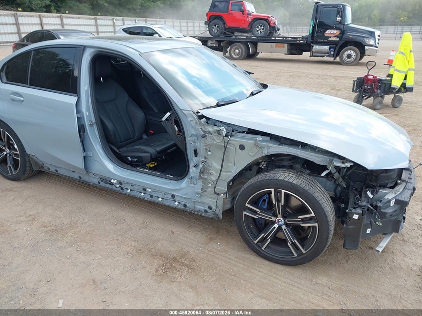 2023 BMW 3er VIN 3MW49FF08P8D17345 IAAI salvage auction — RIGHT SIDE, Salvage Title, sold $24,600 on 2026-09-14 (photo 6)