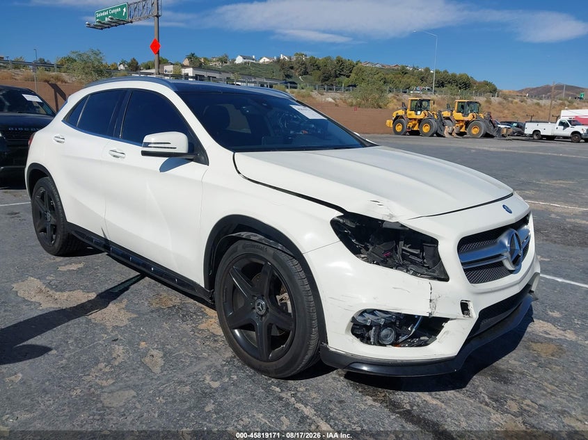 2016 Mercedes-benz Gla-klasse VIN WDCTG4EB6GJ191674 IAAI salvage auction — RIGHT FRONT, Salvage (California), sold $2,550 on 2026-08-30 (photo 1)