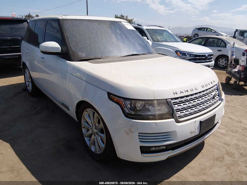 2016 Land rover RANGE ROVER VIN SALGS2PF6GA298940 IAAI salvage auction — REPOSSESSION, Clear - Dealer Only (California), sold $7,375 on 2026-09-10 (photo 1)