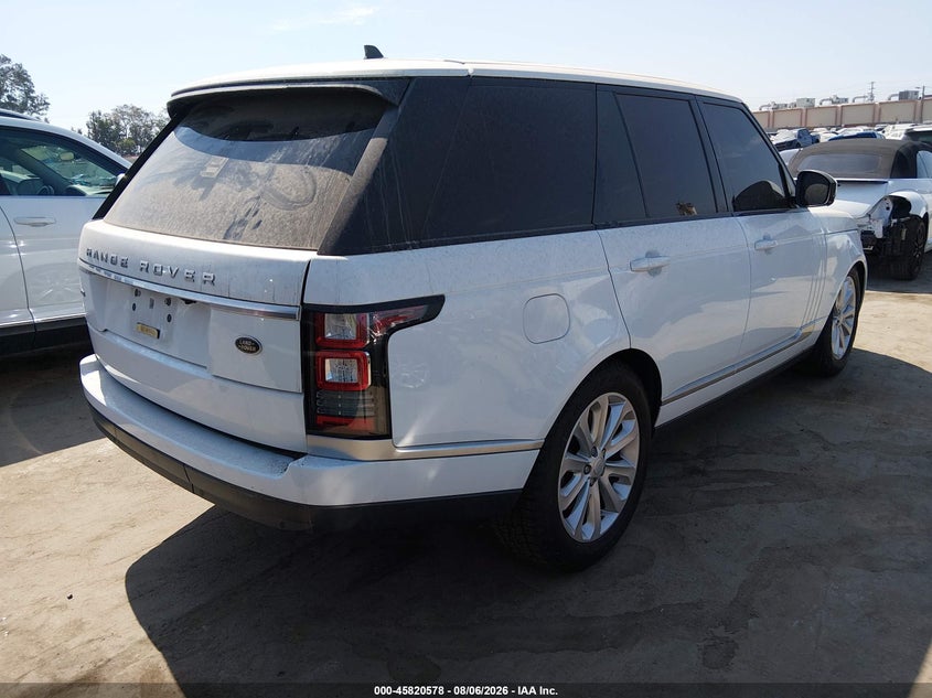 2016 Land rover RANGE ROVER VIN SALGS2PF6GA298940 IAAI salvage auction — REPOSSESSION, Clear - Dealer Only (California), sold $7,375 on 2026-09-10 (photo 4)