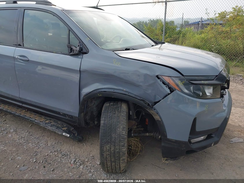 2022 Honda Passport VIN 5FNYF8H05NB002324 IAAI salvage auction — RIGHT FRONT, Wait Title, sold $9,850 on 2026-08-25 (photo 6)
