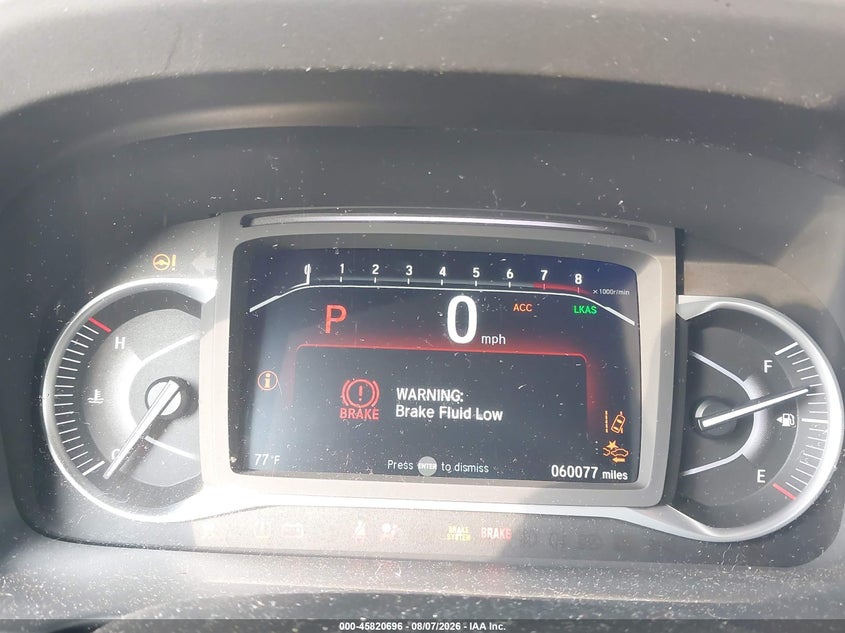 2022 Honda Passport VIN 5FNYF8H05NB002324 IAAI salvage auction — RIGHT FRONT, Wait Title, sold $9,850 on 2026-08-25 (photo 7)