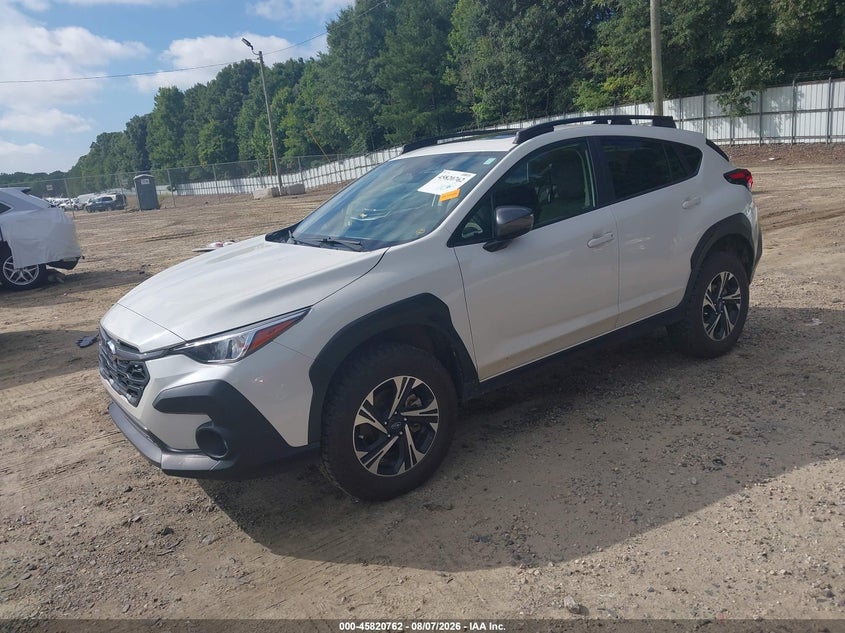 2024 Subaru Xv VIN JF2GUADC9R8332256 IAAI salvage auction — EXTERIOR BURN, Salvage Title, sold $10,250 on 2026-08-27 (photo 2)