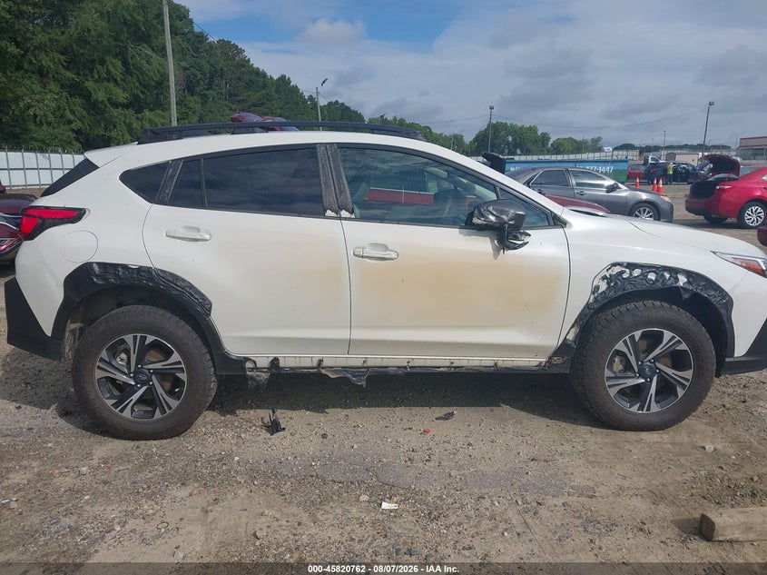 2024 Subaru Xv VIN JF2GUADC9R8332256 IAAI salvage auction — EXTERIOR BURN, Salvage Title, sold $10,250 on 2026-08-27 (photo 6)