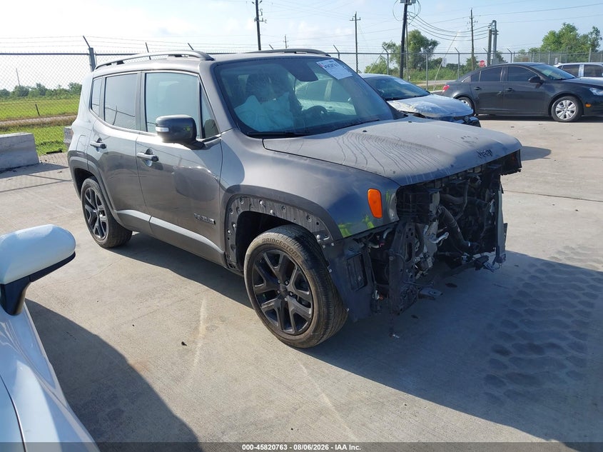 2018 Jeep Renegade VIN ZACCJABB8JPJ08065 IAAI salvage auction — FRONT END, Clear (Missouri), sold $675 on 2026-08-14 (photo 1)