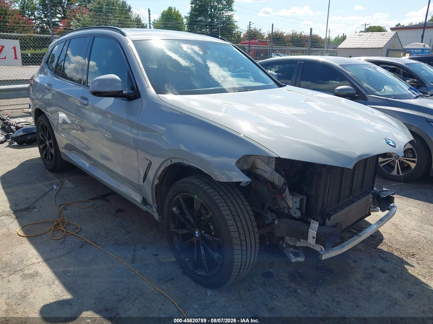 2022 BMW X3 VIN 5UX53DP06N9K72211 — IAAI salvage auction photo