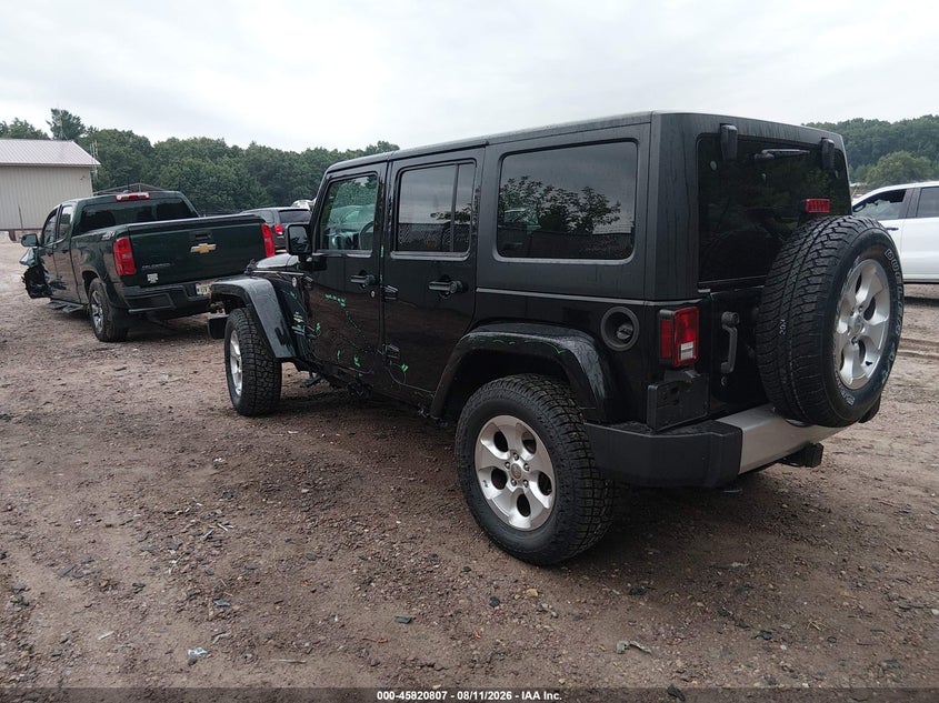 2013 Jeep Wrangler / VIN 1C4BJWEG5DL703791 IAAI salvage auction — SIDE, Clear (Wisconsin), sold $7,200 on 2026-08-24 (photo 3)