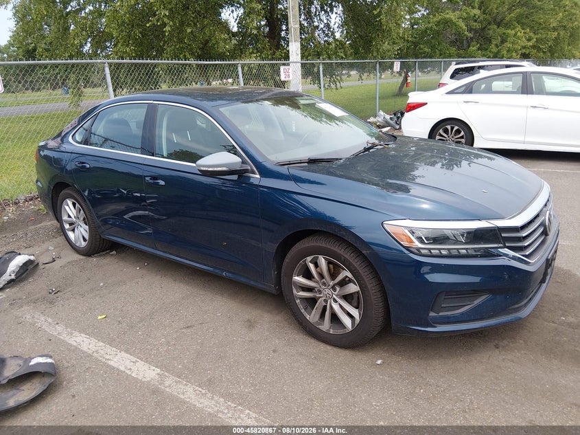 2020 Volkswagen Passat VIN 1VWWA7A38LC009442 IAAI salvage auction — REAR END, Clear (New Jersey), sold $7,350 on 2026-08-17 (photo 1)