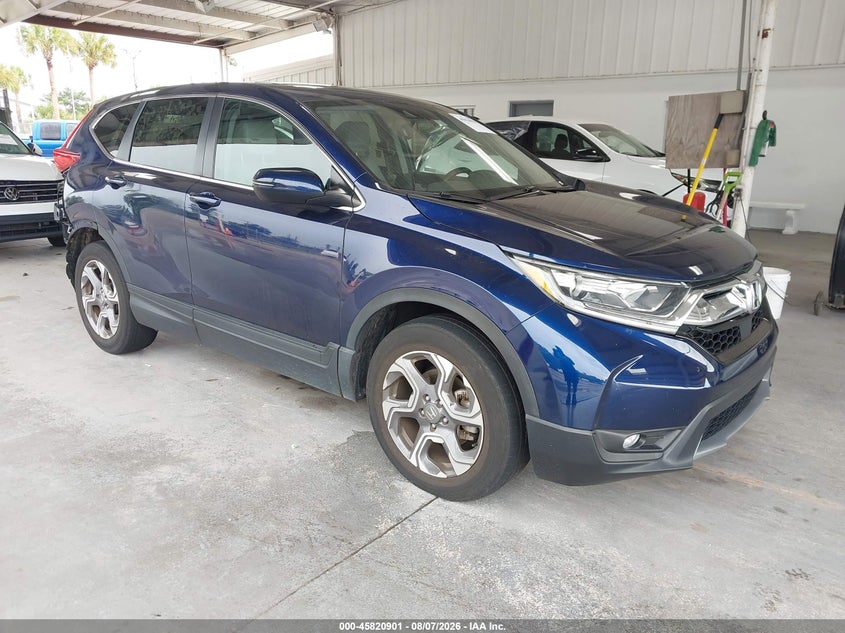 2019 Honda Cr-v VIN 7FARW1H80KE018979 IAAI salvage auction — REAR END, Wait Title, sold $8,100 on 2026-08-22 (photo 1)