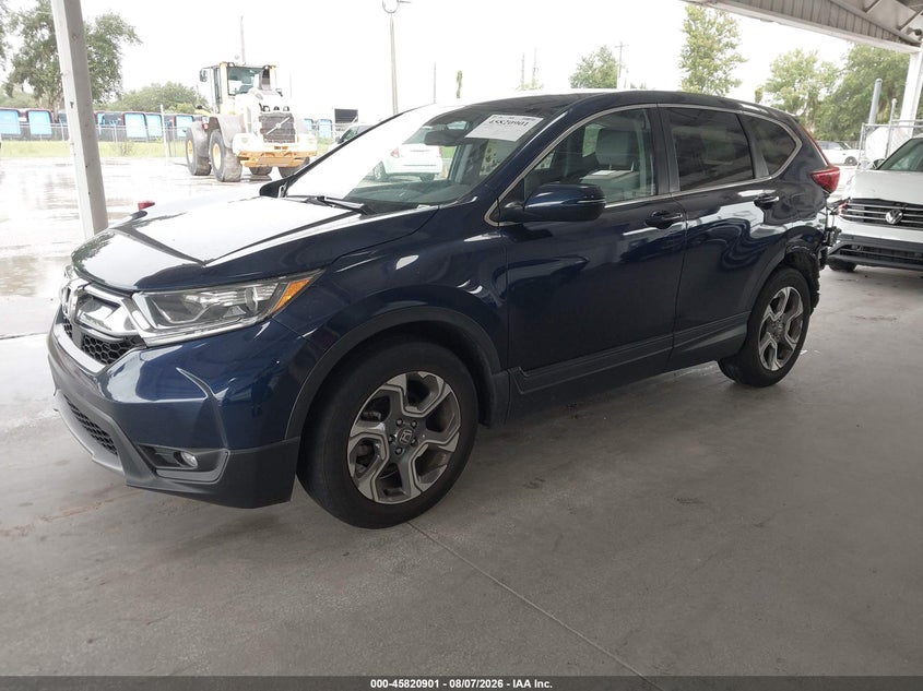 2019 Honda Cr-v VIN 7FARW1H80KE018979 IAAI salvage auction — REAR END, Wait Title, sold $8,100 on 2026-08-22 (photo 2)