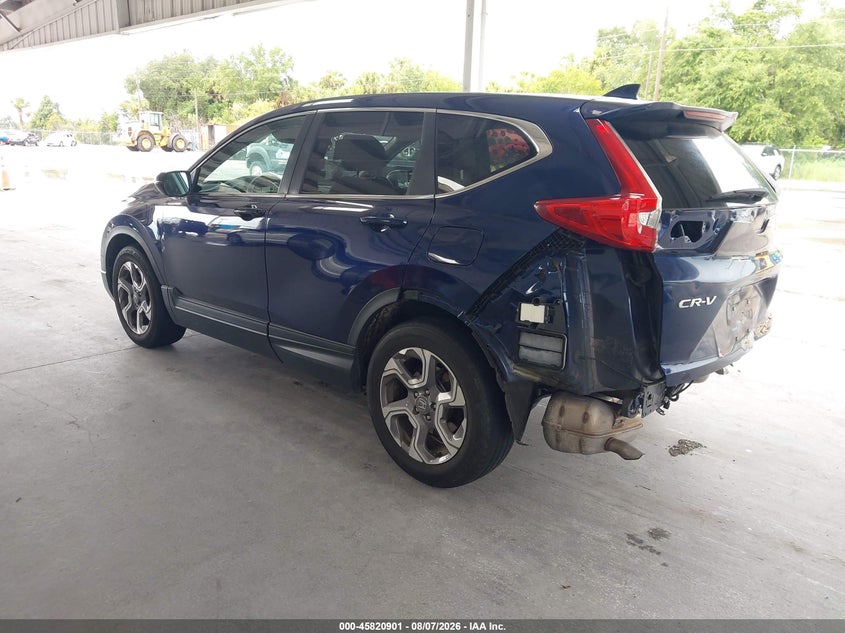 2019 Honda Cr-v VIN 7FARW1H80KE018979 IAAI salvage auction — REAR END, Wait Title, sold $8,100 on 2026-08-22 (photo 3)