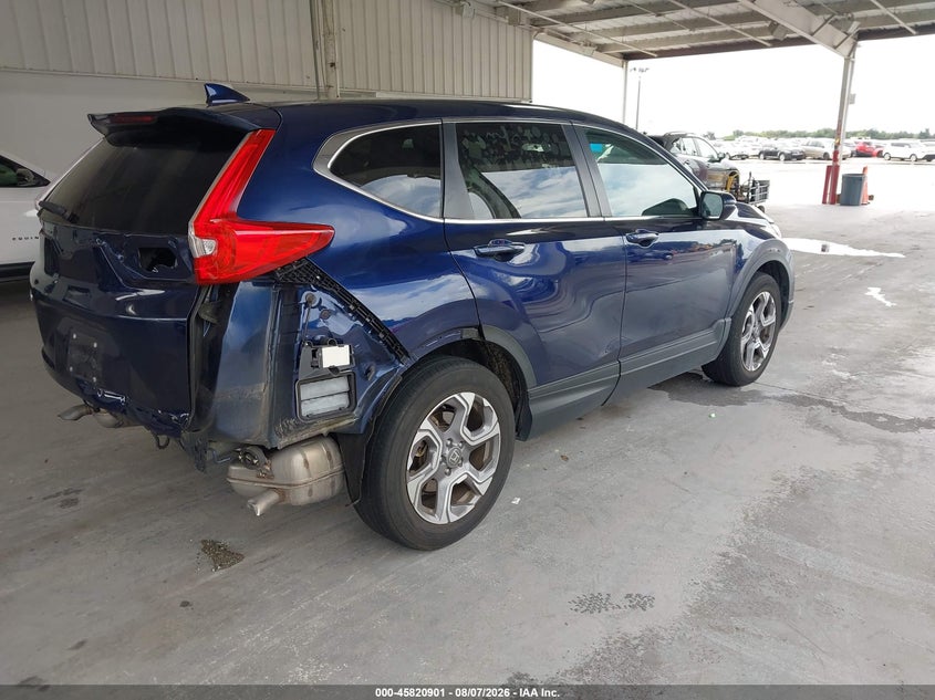 2019 Honda Cr-v VIN 7FARW1H80KE018979 IAAI salvage auction — REAR END, Wait Title, sold $8,100 on 2026-08-22 (photo 4)