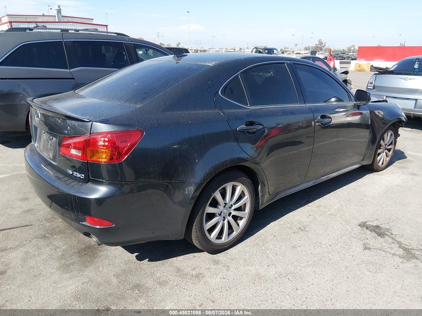 2008 Lexus Is 250 VIN JTHBK262785078599 IAAI salvage auction — FRONT END, Salvage (California), sold $1,425 on 2026-09-08 (photo 4)