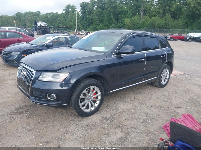 2015 Audi Q5 VIN WA1CFAFP7FA118887 IAAI salvage auction — REAR END, Wait Title, sold $2,300 on 2026-10-02 (photo 2)