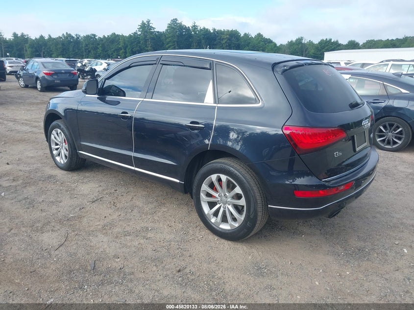 2015 Audi Q5 VIN WA1CFAFP7FA118887 IAAI salvage auction — REAR END, Wait Title, sold $2,300 on 2026-10-02 (photo 3)