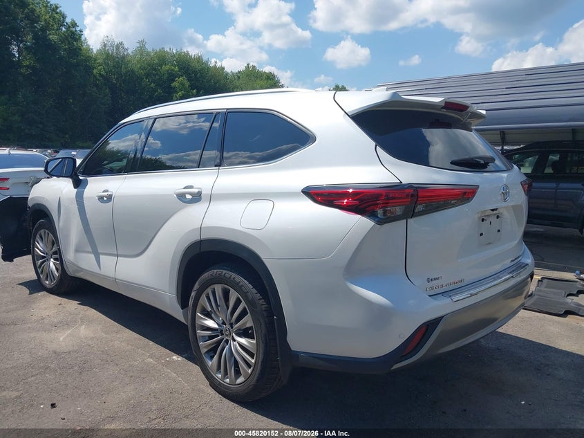 2023 Toyota Highlander VIN 5TDKDRBH1PS506514 IAAI salvage auction — Front End, Salvage (Pennsylvania), sold $22,900 on 2026-09-16 (photo 3)