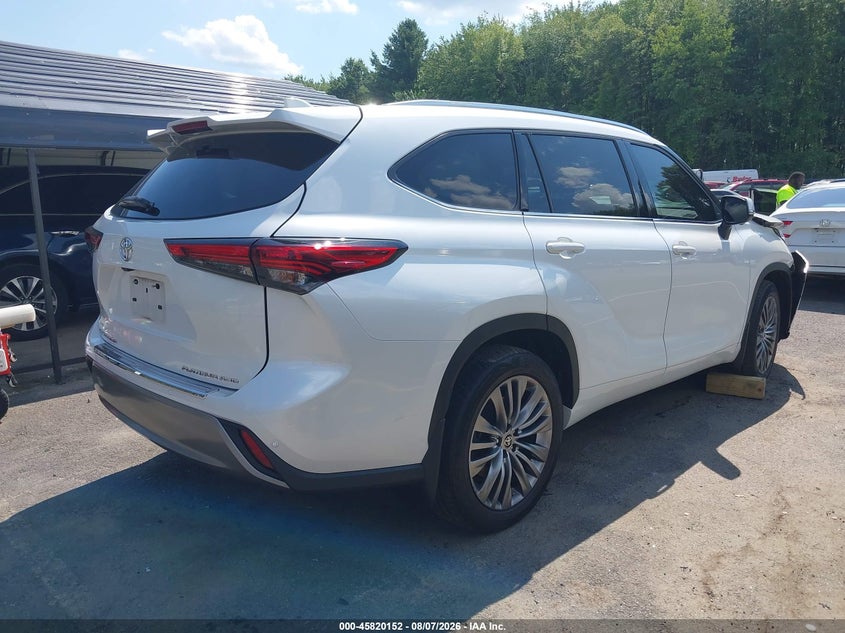 2023 Toyota Highlander VIN 5TDKDRBH1PS506514 IAAI salvage auction — Front End, Salvage (Pennsylvania), sold $22,900 on 2026-09-16 (photo 4)