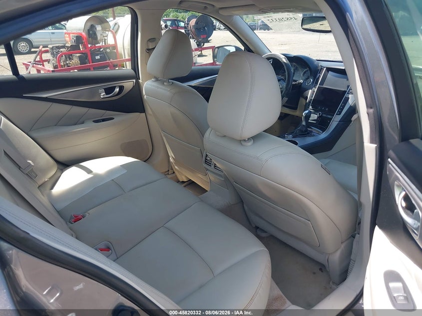 2015 Infiniti Q50 VIN JN1BV7AR0FM414089 IAAI salvage auction — NORMAL WEAR, Salvage Title, sold $25 on 2026-09-06 (photo 8)